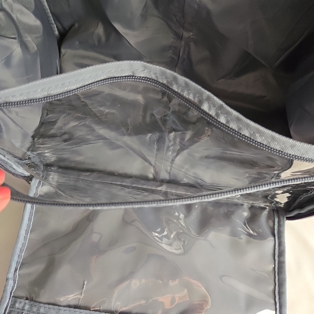 NWOT TPRC Purple Travel Bag And USB Port Shoe Pocket Retractable Handle Carry-on - Picture 16 of 16